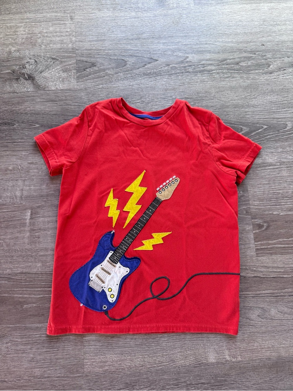 Mini Boden Boys Guitar Applique Shirt